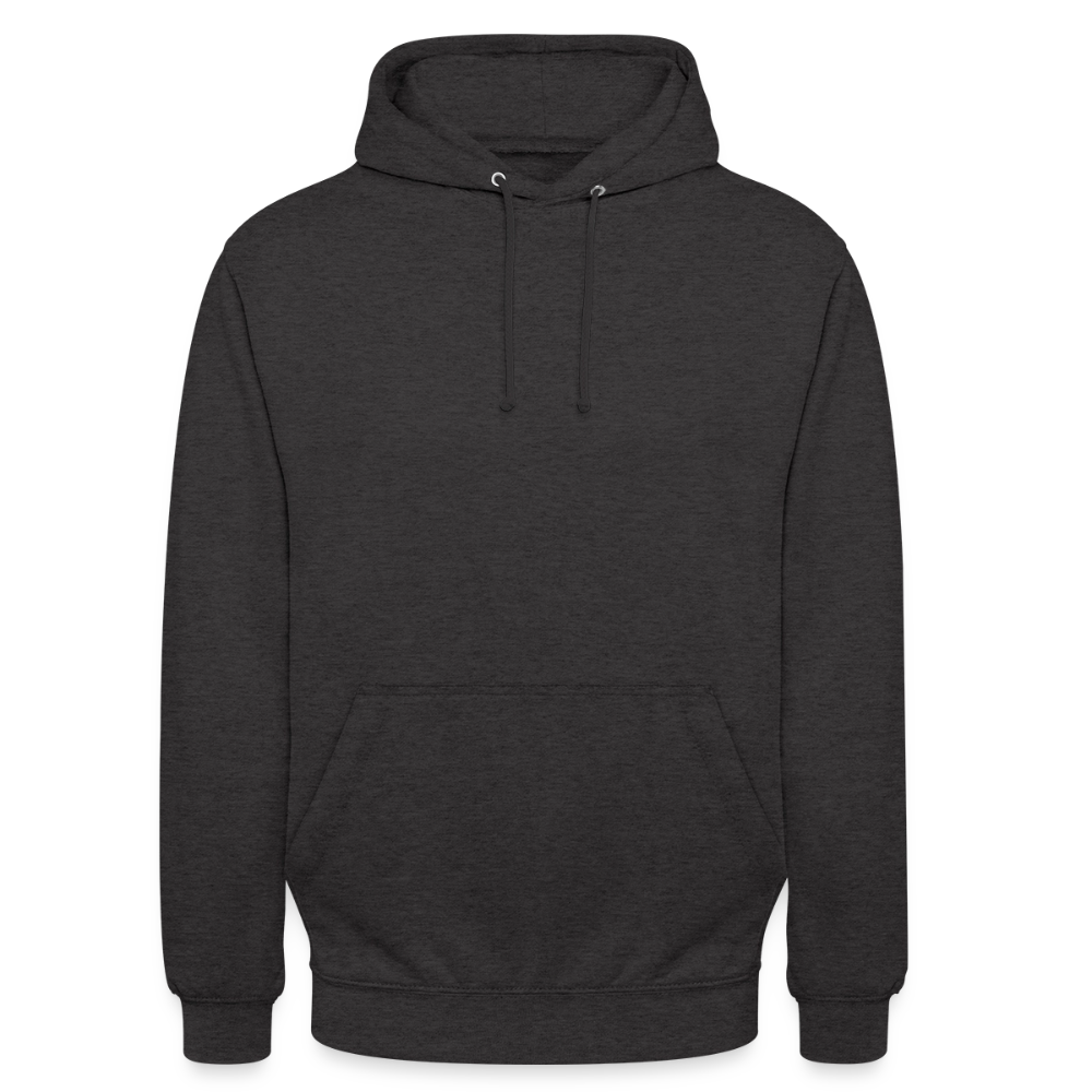 Unisex Hoodie - personalisierbare Vorder- und Rückseite - Anthrazit