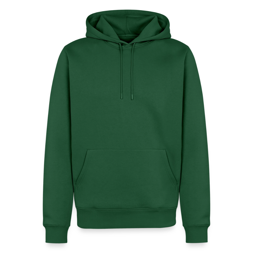 Männer Premium Hoodie - personalisierbare Vorder- und Rückseite - Flaschengrün