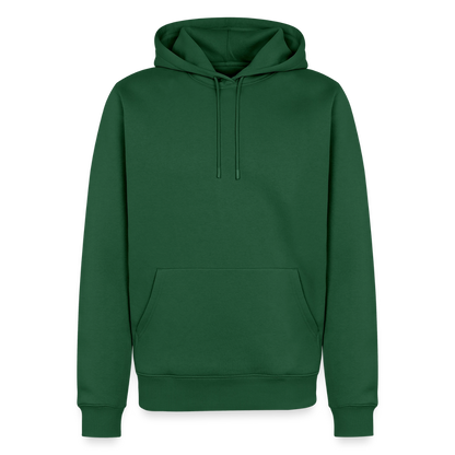 Männer Premium Hoodie - personalisierbare Vorder- und Rückseite - Flaschengrün