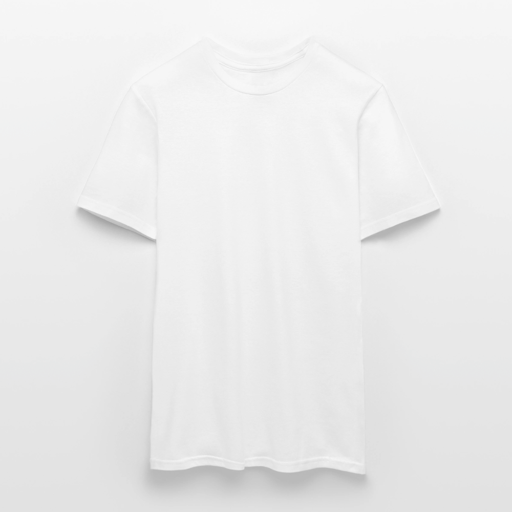 Männer T-Shirt - personalisierbare Vorder- und Rückseite - Weiß