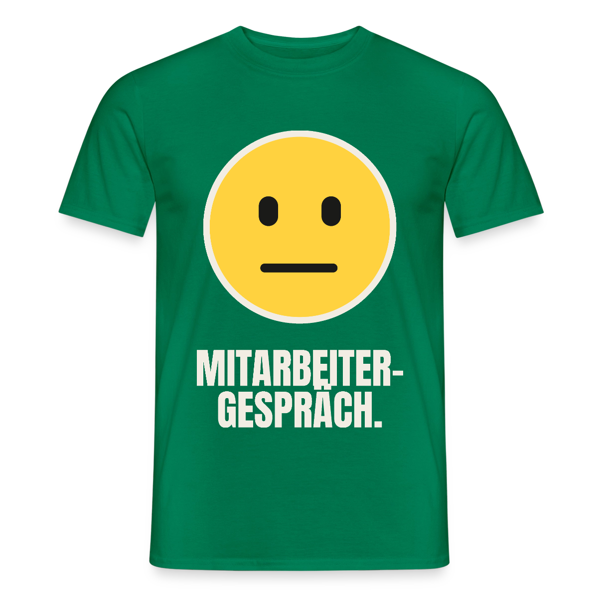 Mitarbeitergespräch. Motiv-T-Shirt für Männer, Farbe Kelly Green