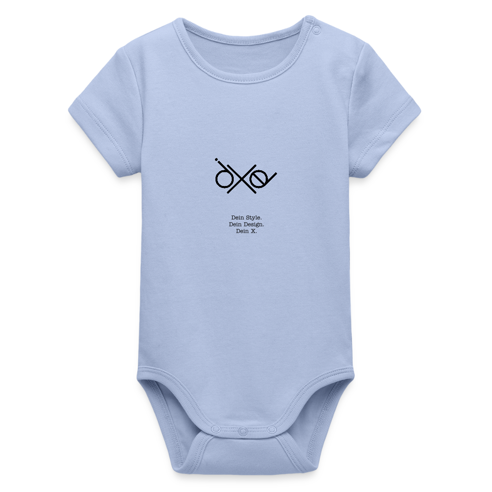 Stanley/Stella Baby Bio Kurzarm-Body - personalisierbar - Sky