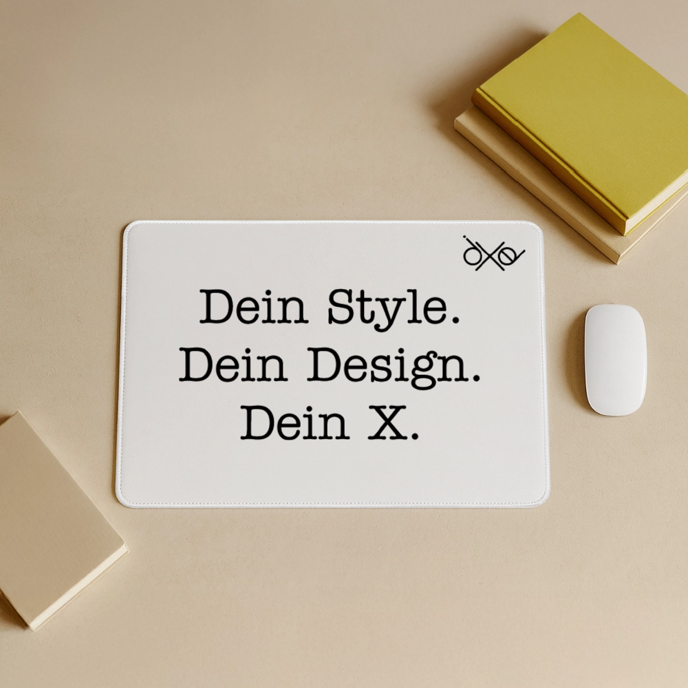 Gaming Mousepad - personalisierbar - Grau