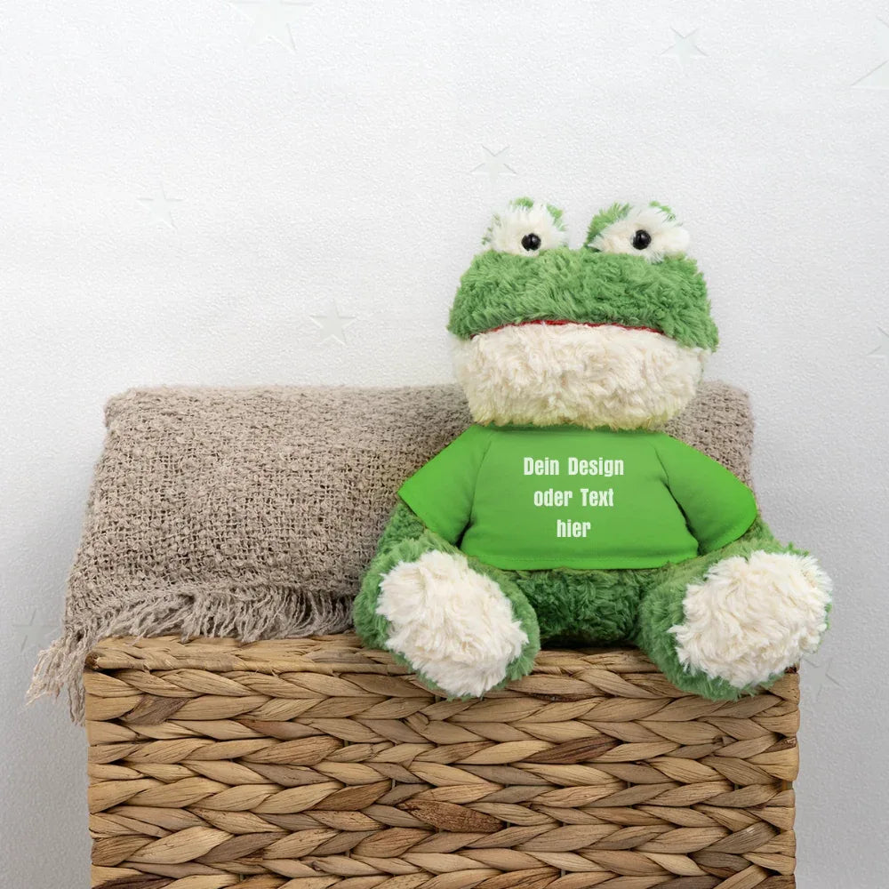 MiniFeet® Frosch Torge - personalisierbar - Hellgrün