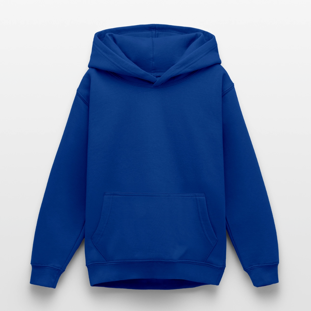 Teenager Hoodie - personalisierbare Vorder- und Rückseite - Royalblau