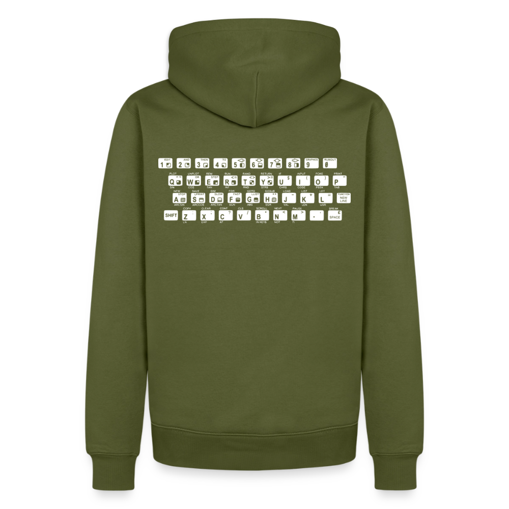 48K ZX Spectrum Retro Hoodie für Herren - Khaki