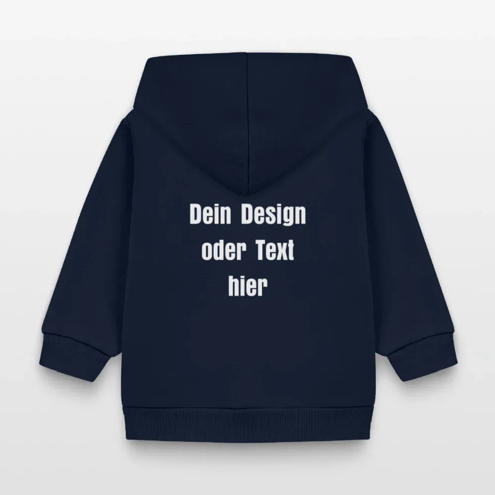 Stanley/Stella Bio Zip Hoodie BABY CONNECTOR - personalisierbar - Navy