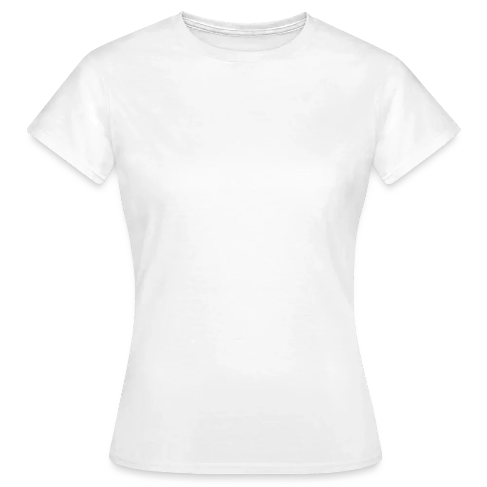 Frauen T-Shirt - personalisierbare Vorder- und Rückseite - Weiß