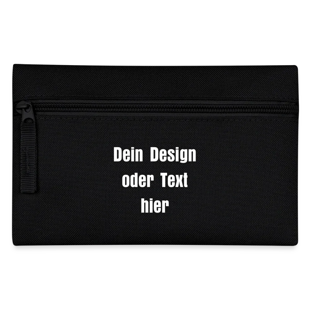 Federtasche - personalisierbar - Schwarz