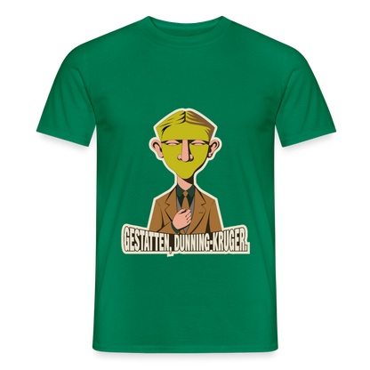 "Gestatten, Dunning-Kruger. Neue-Sachlichkeit-Motiv" Motiv-T-Shirt für Männer, Farbe Kelly Green
