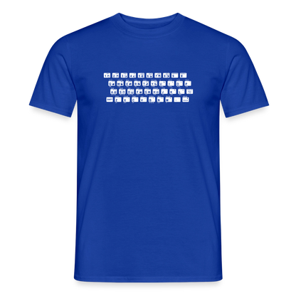 48K ZX Spectrum Motiv-T-Shirt für Männer, Farbe Dunkelblau