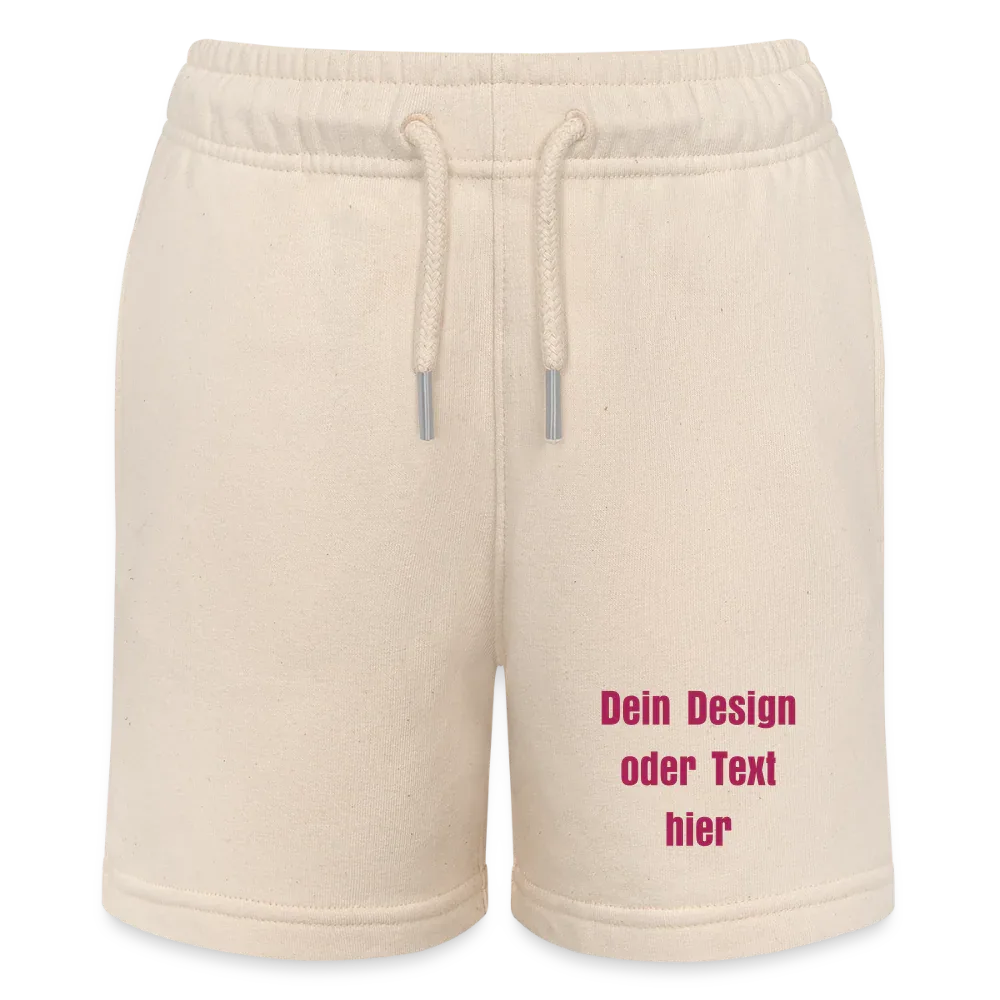 Stanley/Stella Teenager Bio-Joggingshorts MINI BOLTER - personalisierbar - Natur