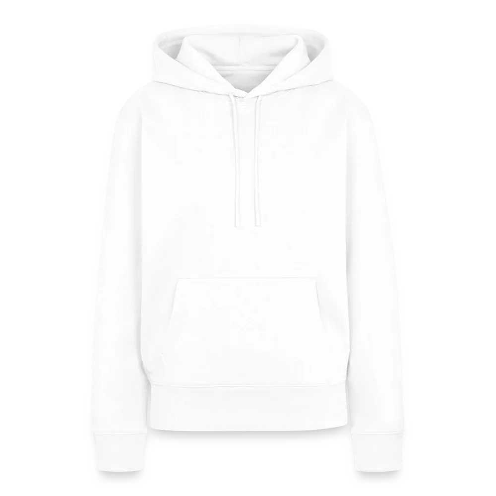 Frauen Premium Hoodie - personalisierbare Vorder- und Rückseite - Weiß