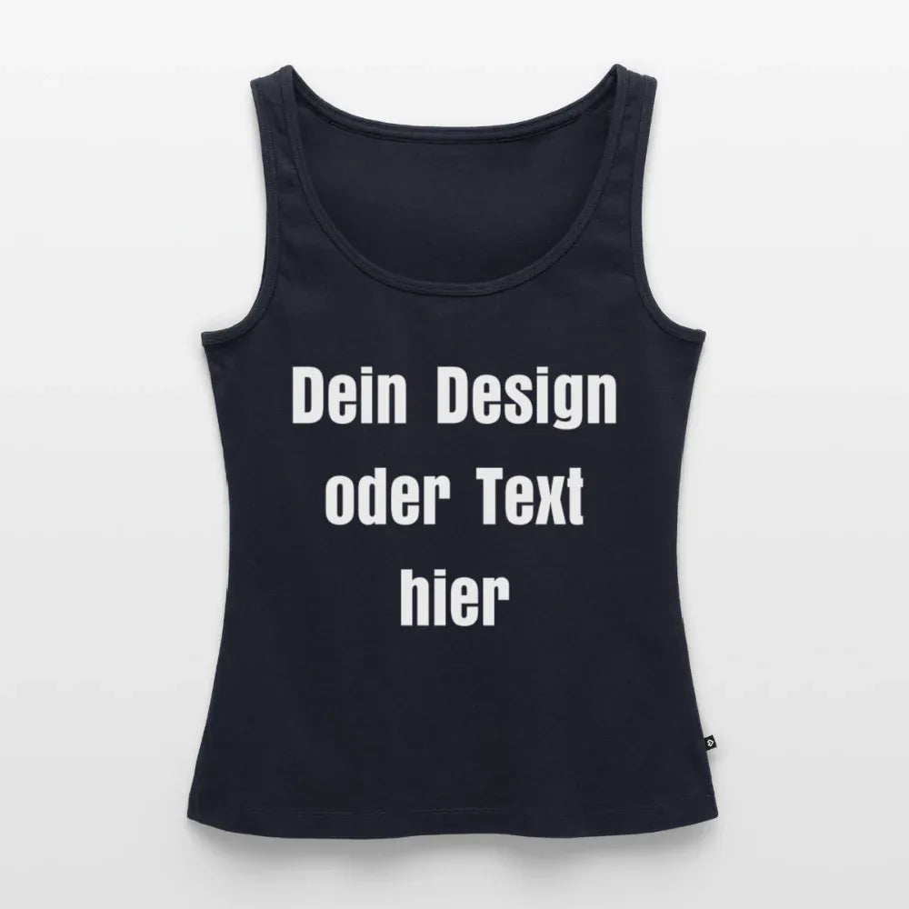 Frauen Premium Tank Top - personalisierbar - Navy