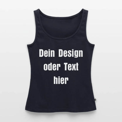 Frauen Premium Tank Top - personalisierbar - Navy