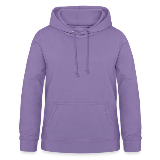 Frauen Hoodie - personalisierbare Vorder- und Rückseite - Lavendel