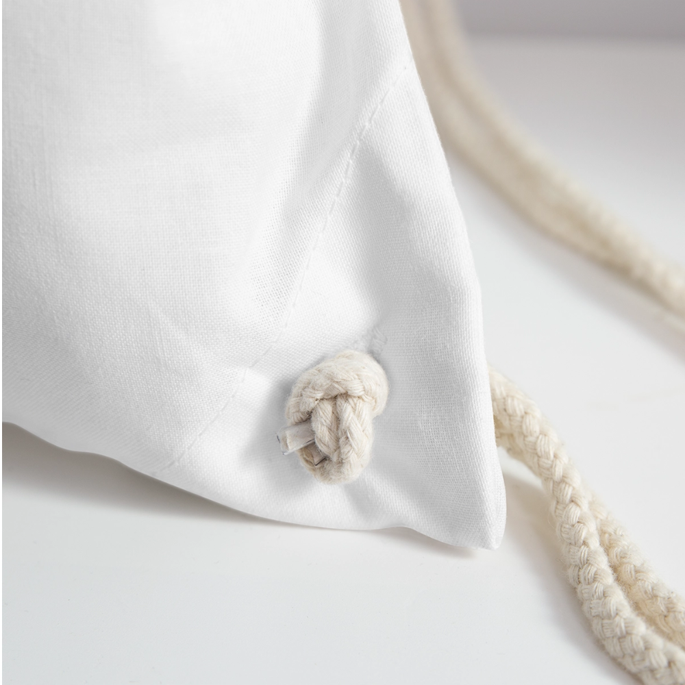 Turnbeutel - personalisierbar - Weiß