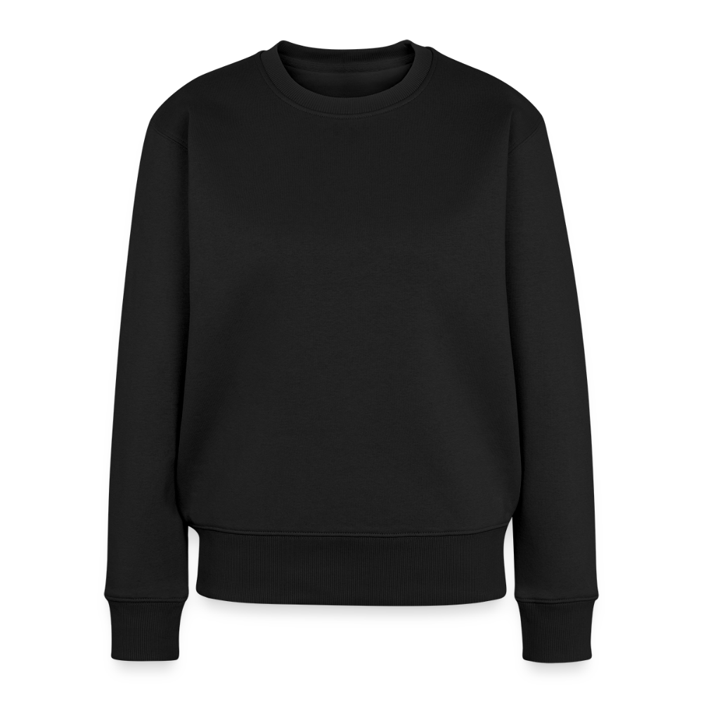 Frauen Premium Pullover - personalisierbar - Schwarz