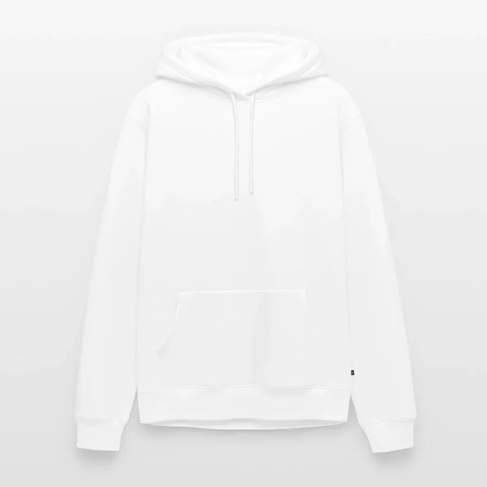 Männer Premium Hoodie - personalisierbare Vorder- und Rückseite - Weiß
