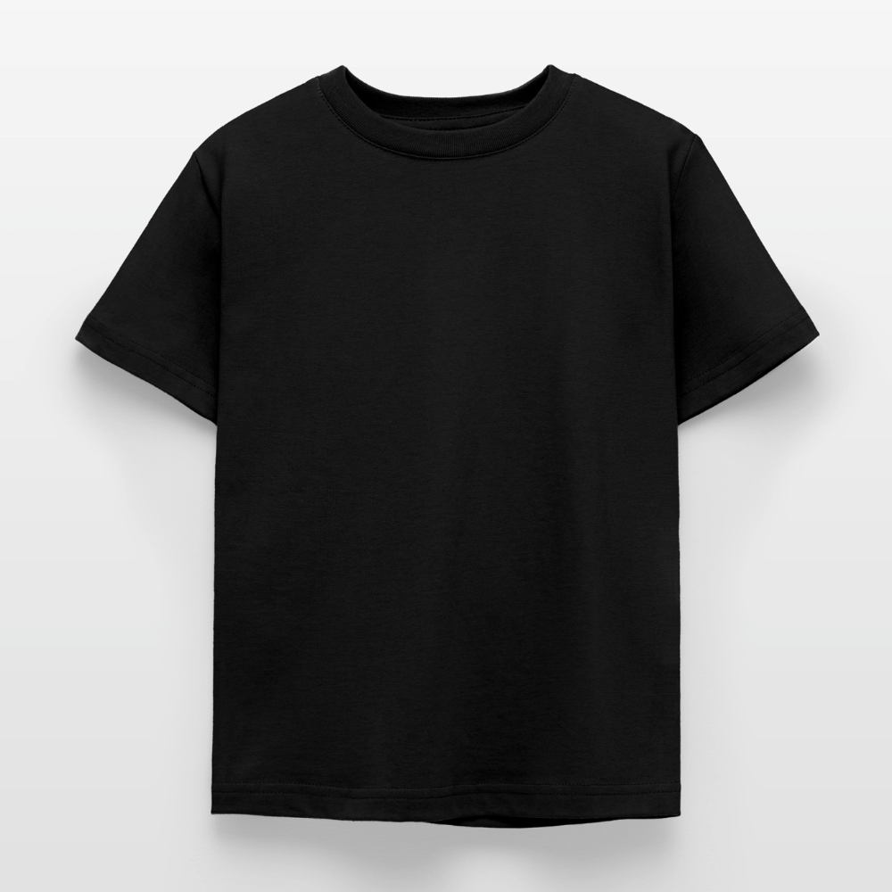 Kinder T-Shirt - personalisierbare Vorder- und Rückseite - Schwarz