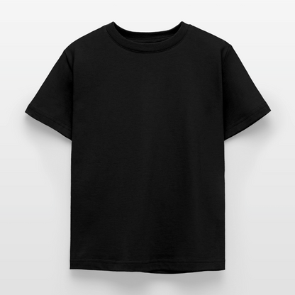 Kinder T-Shirt - personalisierbare Vorder- und Rückseite - Schwarz