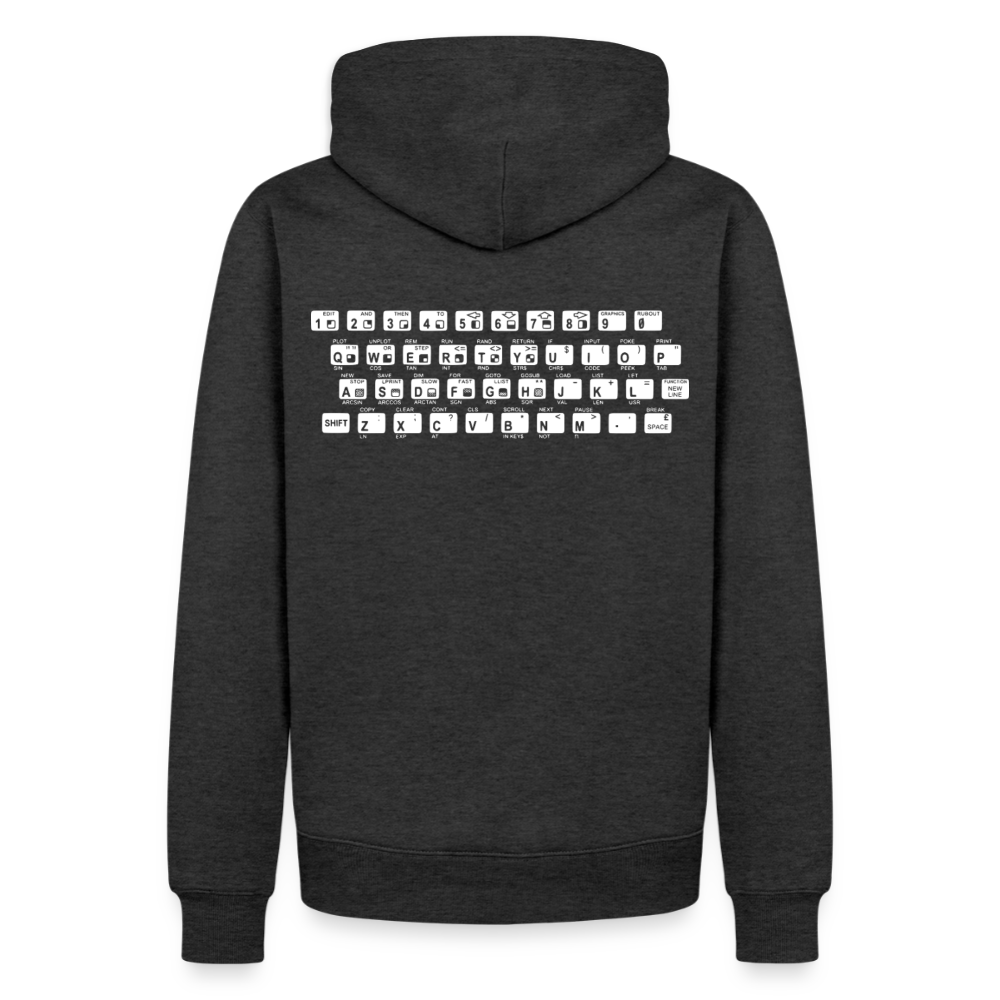 48K ZX Spectrum Retro Hoodie für Herren - Anthrazit meliert