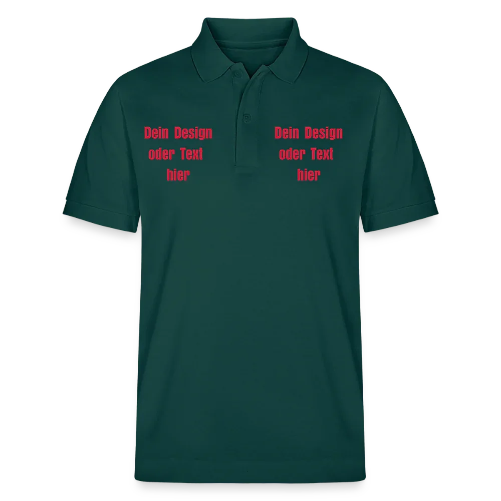 Stanley/Stella Unisex Bio-Poloshirt PREPSTER - personalisierbar - Glasiertes Grün