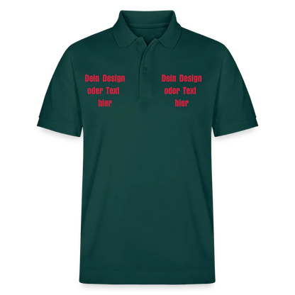 Stanley/Stella Unisex Bio-Poloshirt PREPSTER - personalisierbar - Glasiertes Grün