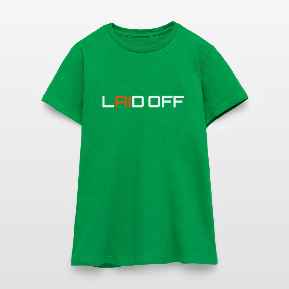 Frauen T-Shirt "Laid off" - Kelly Green