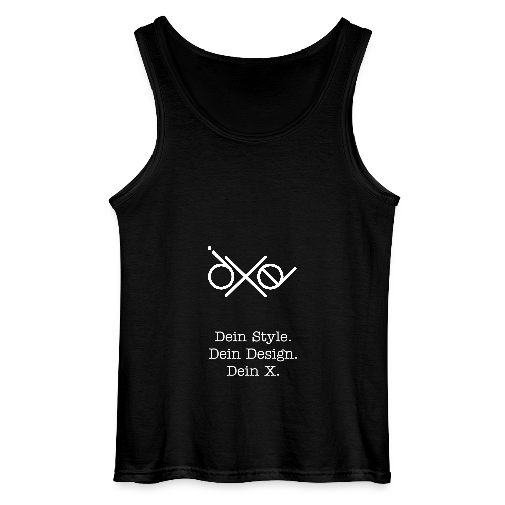 Gildan Männer Tank Top - personalisierbar - Schwarz