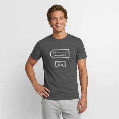 "IEEE 1394" Motiv-T-Shirt für Männer, Farbe Anthrazit
