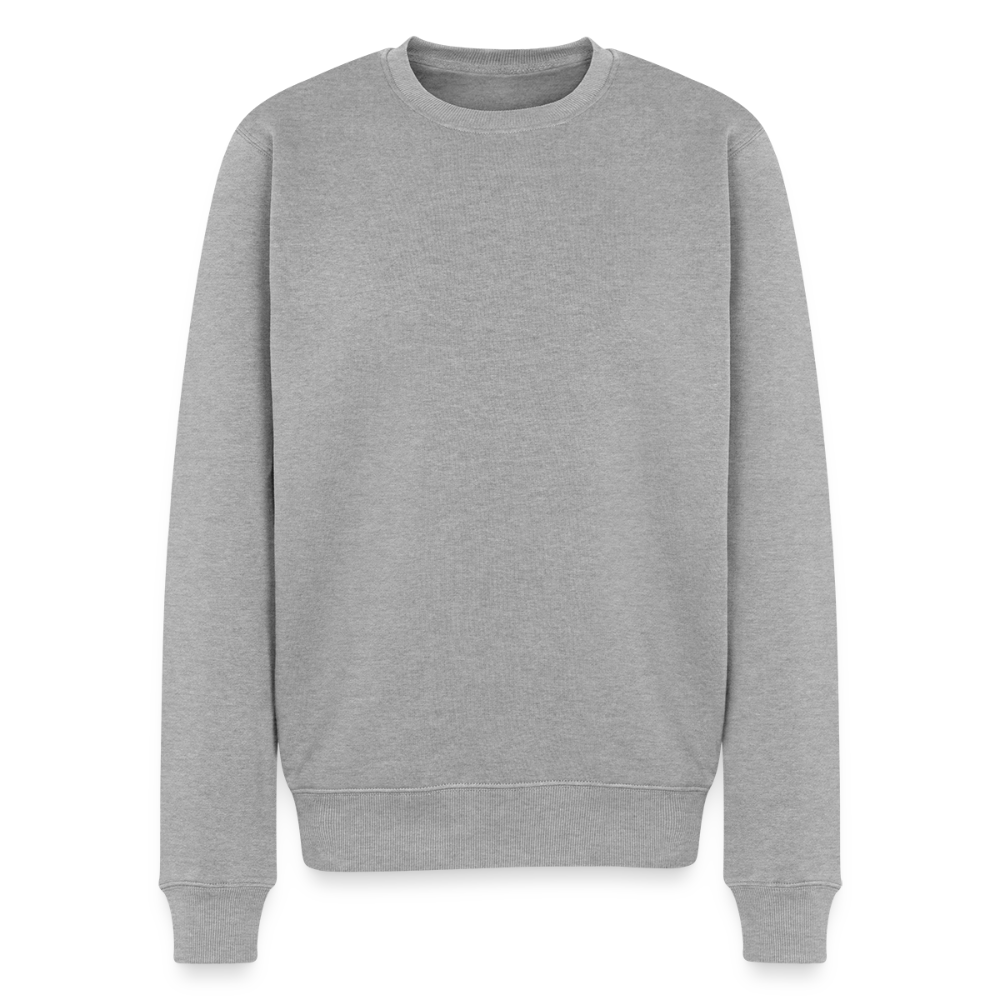 Männer Premium Pullover - personalisierbar - Grau meliert
