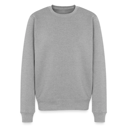 Männer Premium Pullover - personalisierbar - Grau meliert