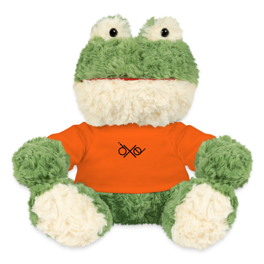 MiniFeet® Frosch Torge - personalisierbar - Goldorange