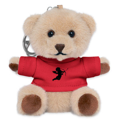 Kuscheltier Schlüsselanhänger - personalisierbar - Rot