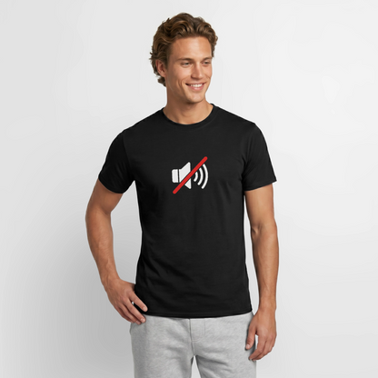 "You're on mute. Signal-Motiv" Motiv-T-Shirt für Männer, Farbe Schwarz