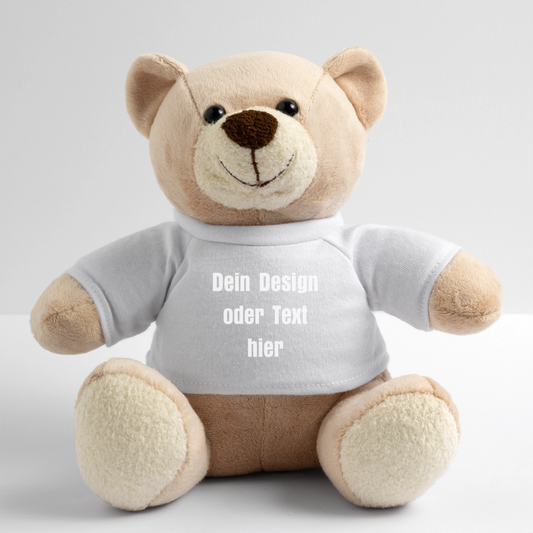 Teddy - personalisierbar - Weiß