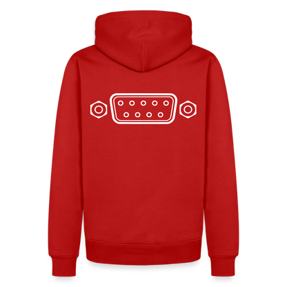 DB-9 RS-232 Retro Hoodie für Herren - Rot