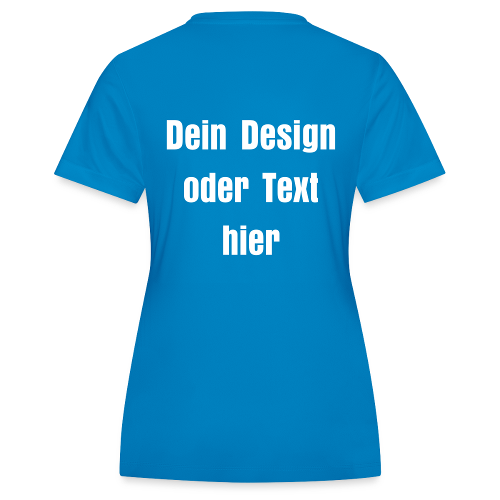 JAKO Frauen Trikot Team - personalisierbare Vorder- und Rückseite - Saphirblau