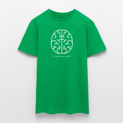 "Hirn" Motiv-T-Shirt für Männer - Kelly Green