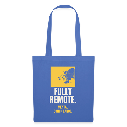 Fully remote Stoffbeutel, Farbe Hellblau