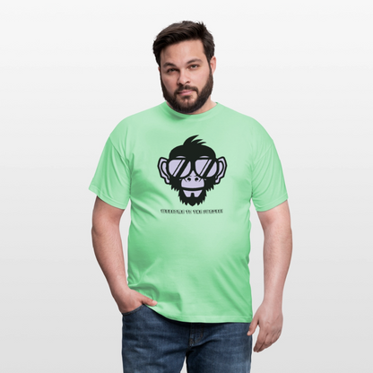 "Welcome to the Jungle" Motiv-T-Shirt für Männer - Mintgrün