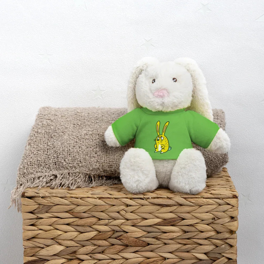MiniFeet® RecycelHase® Creme - personalisierbar - Hellgrün