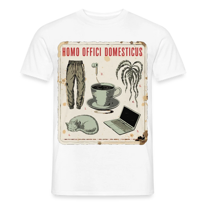 Homeoffice Tafel botanisch, Maenner T-Shirt, FRONT