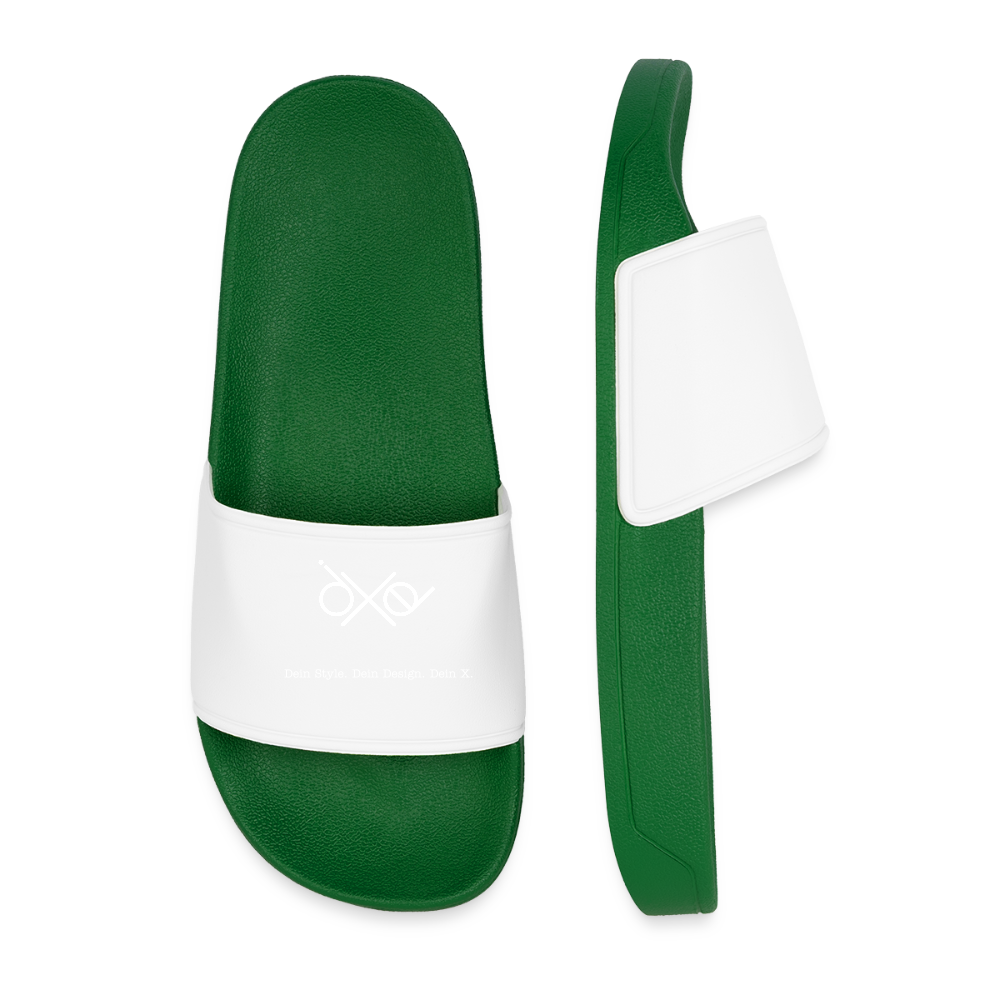 Männer Badelatschen - personalisierbar - Dunkelgrün