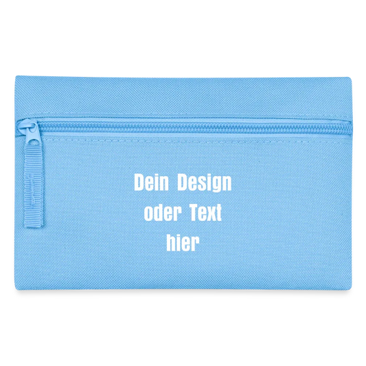 Federtasche - personalisierbar - Hellblau