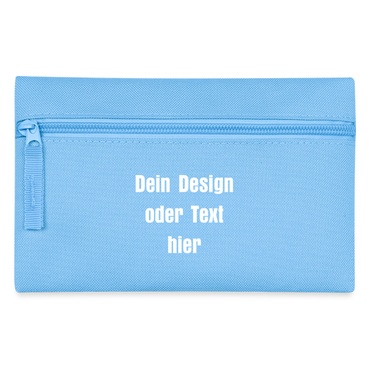 Federtasche - personalisierbar - Hellblau