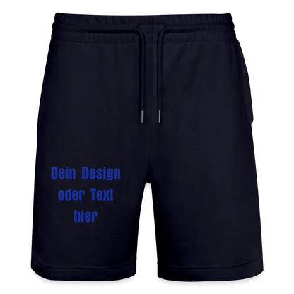 Stanley/Stella Unisex Bio Joggingshorts Trainer - personalisierbar - Dark navy