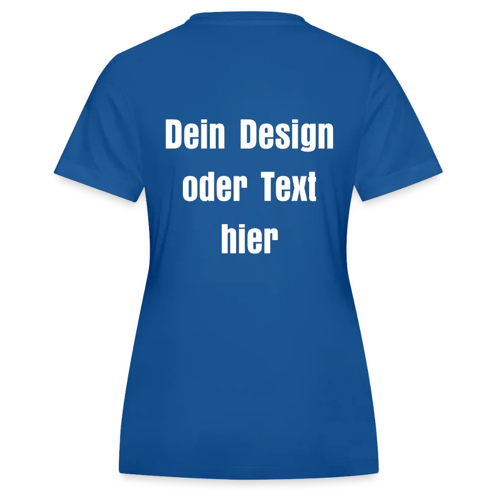 JAKO Frauen Trikot Team - personalisierbare Vorder- und Rückseite - Royalblau