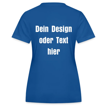 JAKO Frauen Trikot Team - personalisierbare Vorder- und Rückseite - Royalblau
